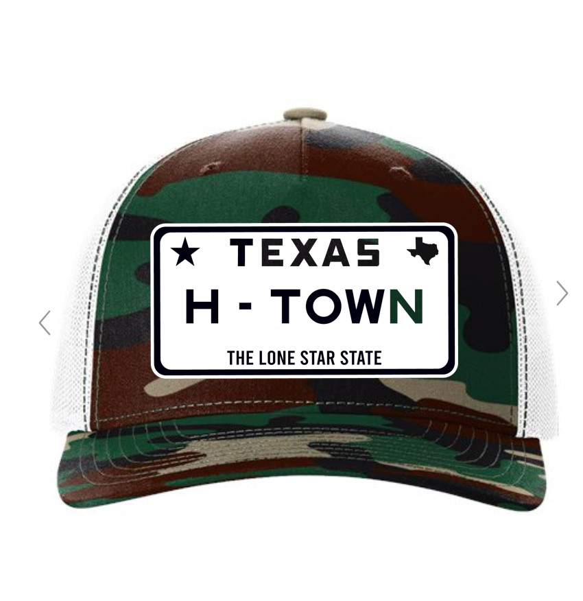 "H-TOWN LICENSE PLATE" Trucker Hat