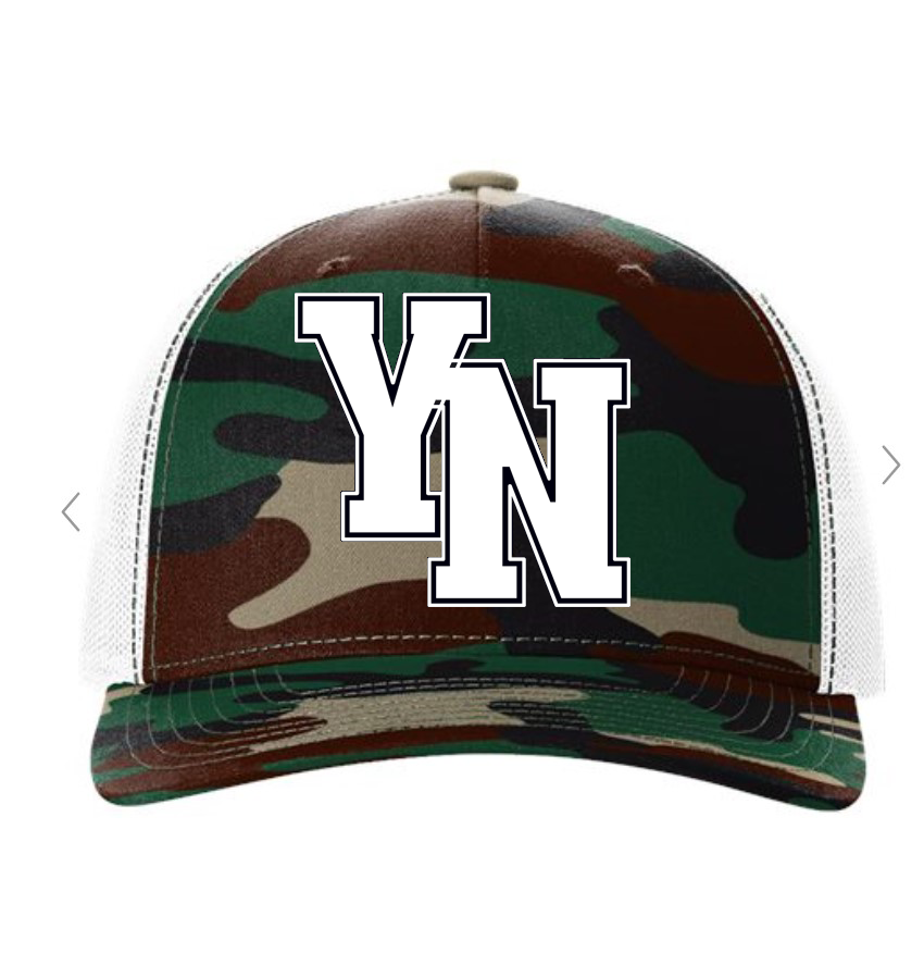 "YN" Flat Bill Snapback Cap