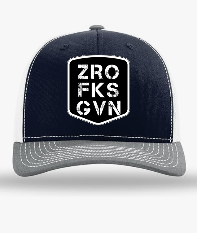 "Zero F To Give" Trucker Hat
