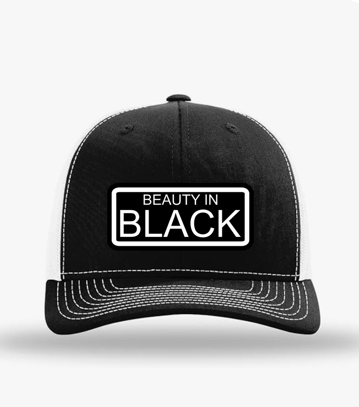 Beauty In Black Trucker Hat