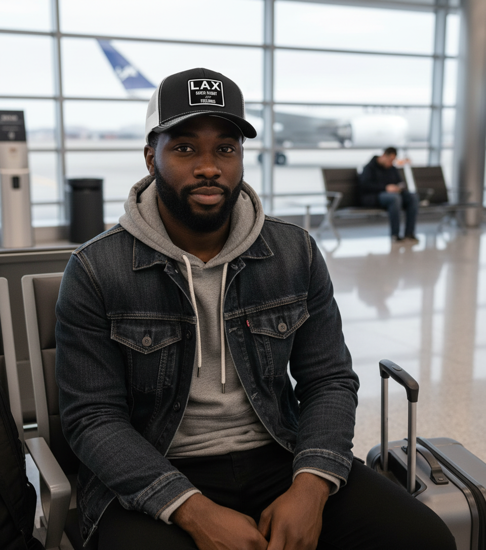 LAX Catch Flights Not Feelings Trucker Hat | Travel Style Snapback