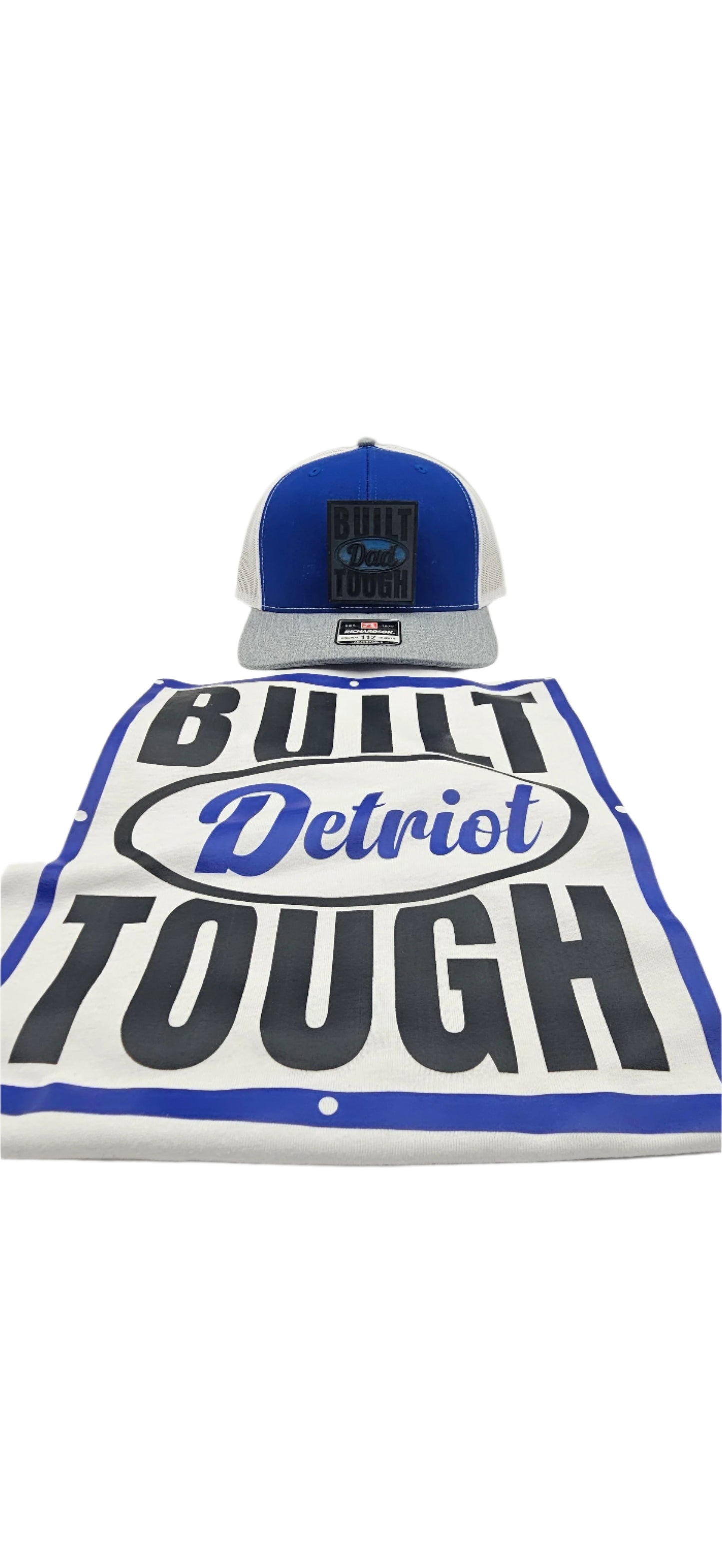 "Built Detroit Tough" Trucker Hat & T-Shirt