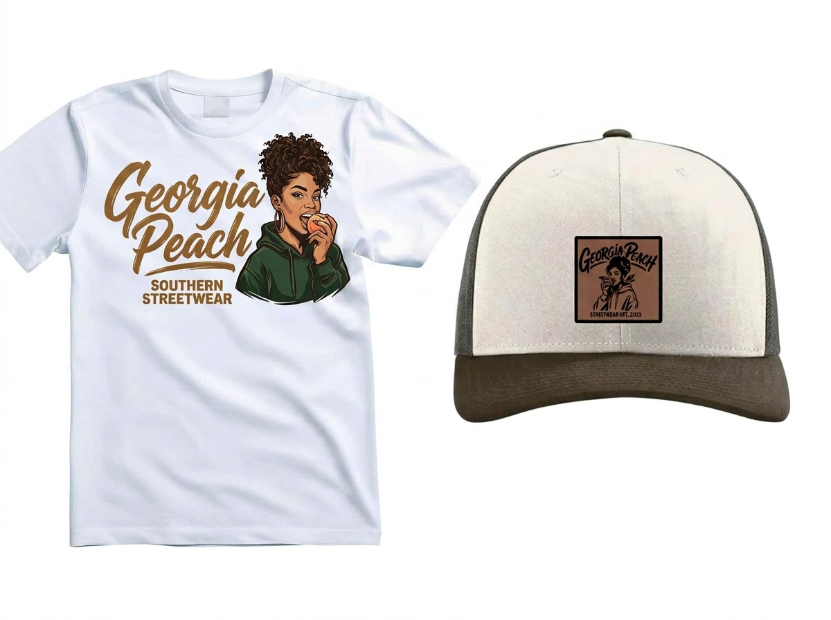 "Georgia Peach" Hat  & T-Shirt Combo