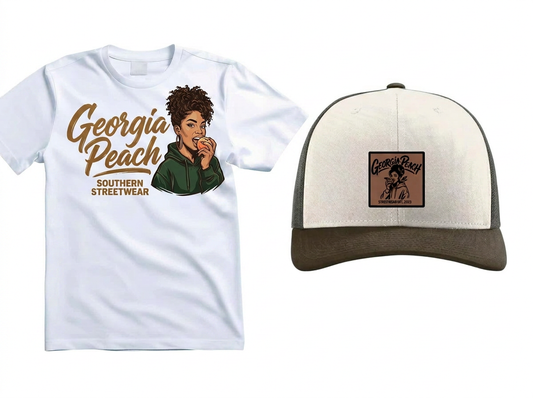 "Georgia Peach" Hat  & T-Shirt Combo