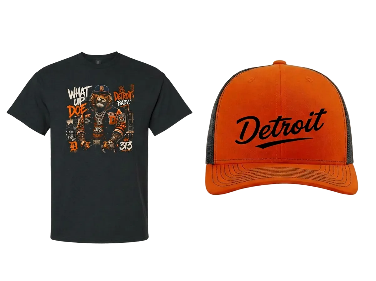 "Detroit" Hat  & T-Shirt Combo