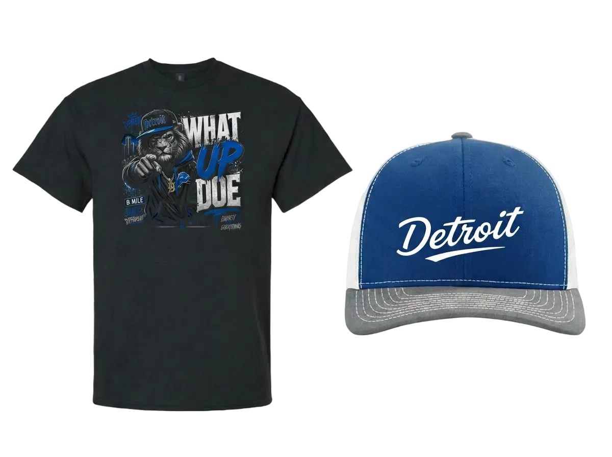 "Detroit" Hat  & T-Shirt Combo