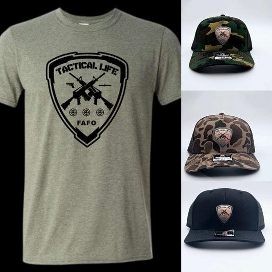 "Tactical Life" Hat  & T-Shirt Combo