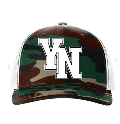 "YN" Flat Bill Snapback Cap