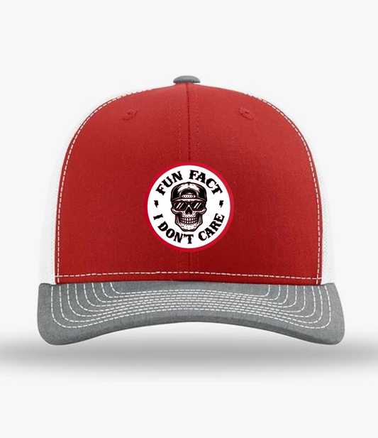"Fun Fact I Don't Care  Trucker Hat