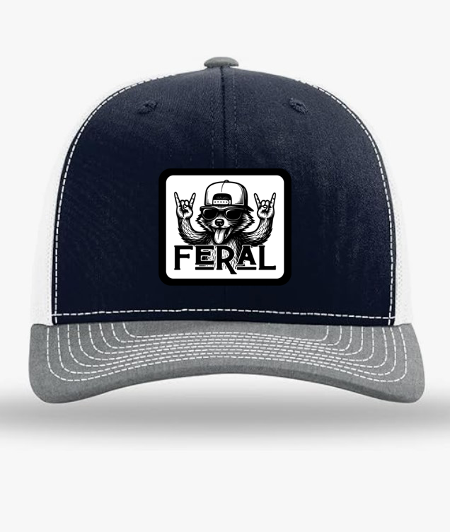 "Feral Raccoon "   Trucker Hat