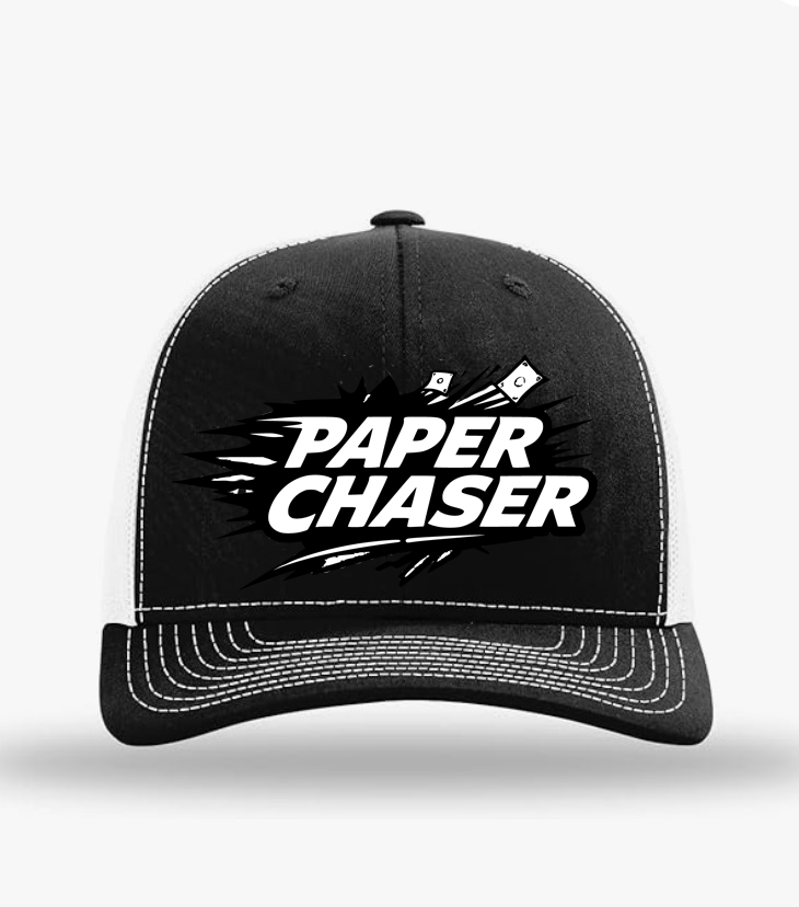 "Paper Chaser" Trucker Hat