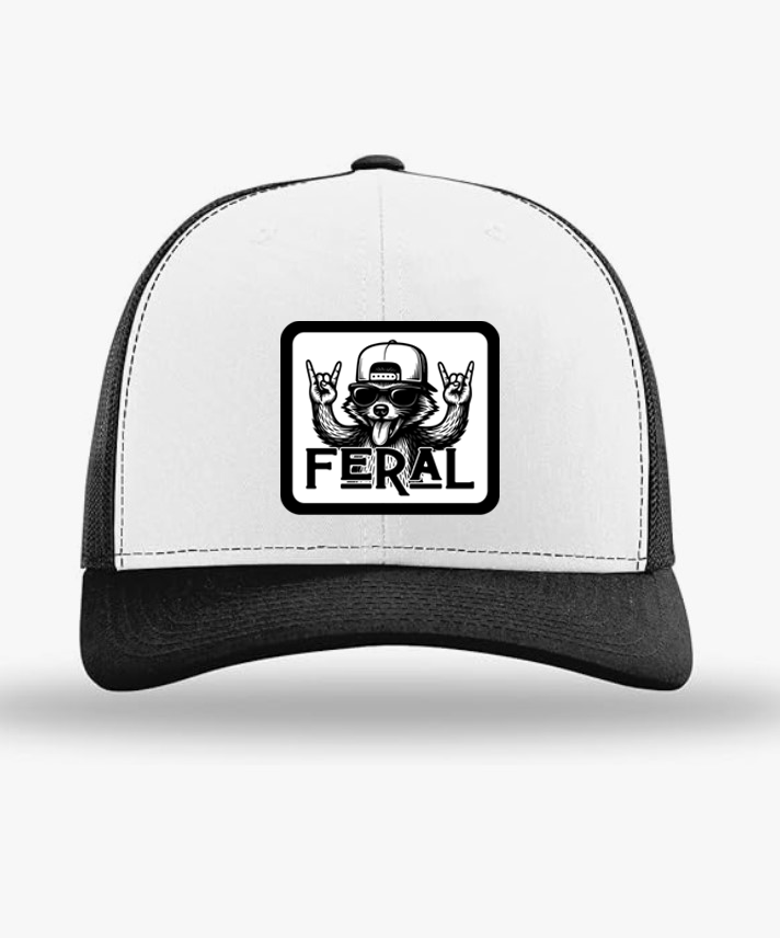 "Feral Raccoon "   Trucker Hat