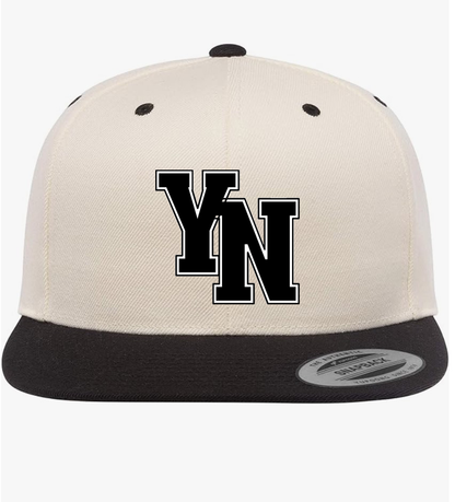 "YN" Flat Bill Snapback Cap
