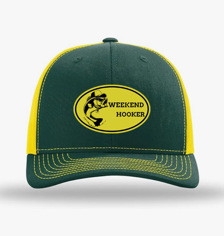 "Bass Weekend Hooker" Trucker Hat