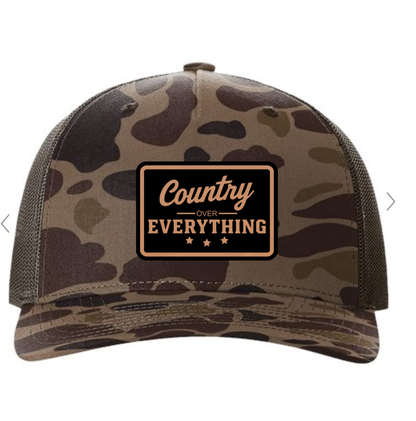 "Country Over Everything" Trucker Hat