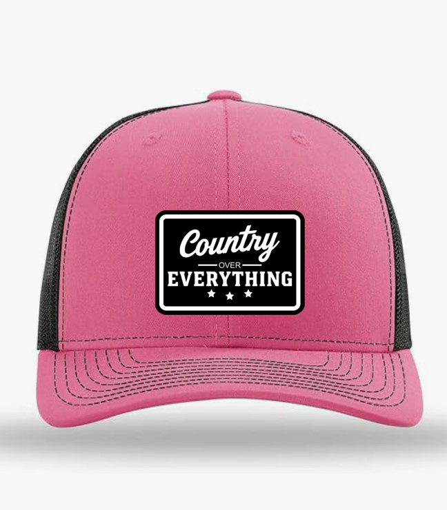 "Country Over Everything" Trucker Hat