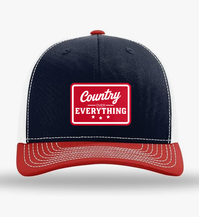 "Country Over Everything" Trucker Hat