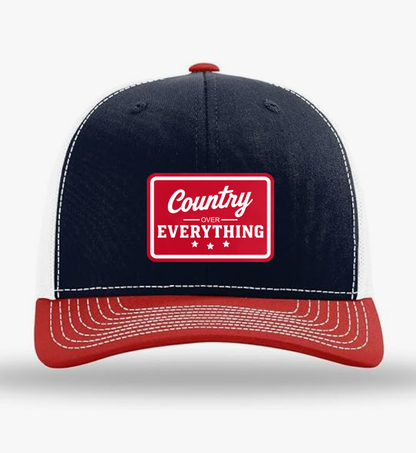 "Country Over Everything" Trucker Hat