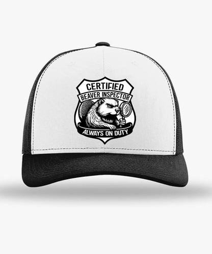 "Certified Beaver Inspector " Trucker Hat