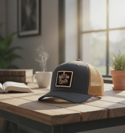 "Built On Faith" Trucker Hat