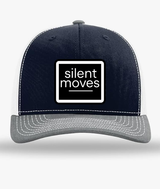 Silent Moves Trucker Hat | Minimal Street Snapback Style